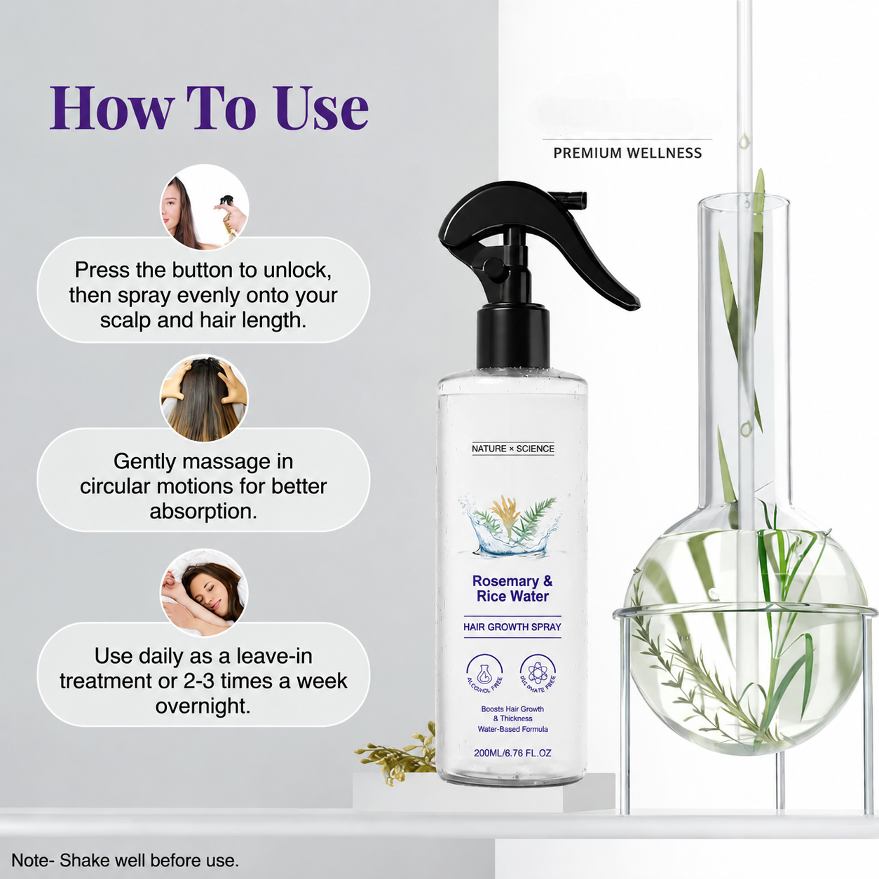 Rosemary & Fermented Rice Water Follicle Recovery Serum