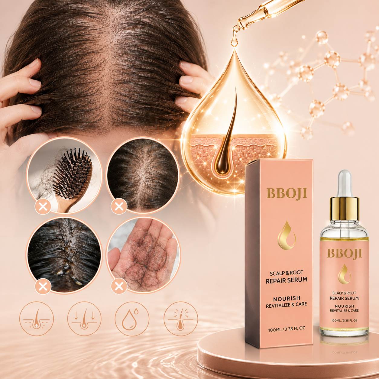 BBOJI Vegan Hair Growth Serum
