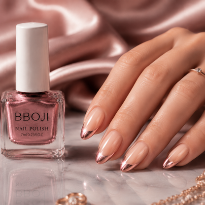 Metallic Mirror-Finish Retro Nail Polish
