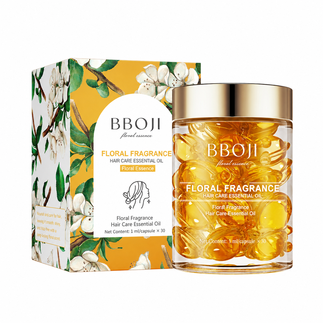 BBOJI Hair Serum Oil Capsules – Smooth, Nourish & Shine