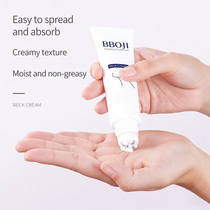 Reduces Wrinkles and Double Chin,Five Rollers for All Around Massage,Neck Firming Cream