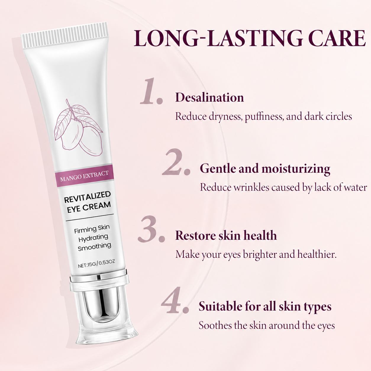 Mango Revitalizing Eye Cream for Dark Circles & Puffy Eyes