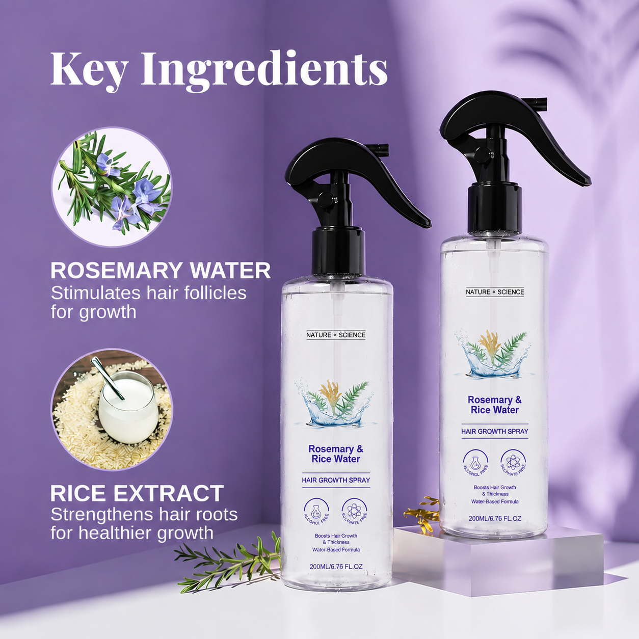 Rosemary & Fermented Rice Water Follicle Recovery Serum