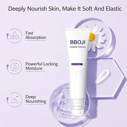 Reduces Wrinkles and Double Chin,Five Rollers for All Around Massage,Neck Firming Cream
