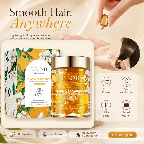 BBOJI Hair Serum Oil Capsules – Smooth, Nourish & Shine