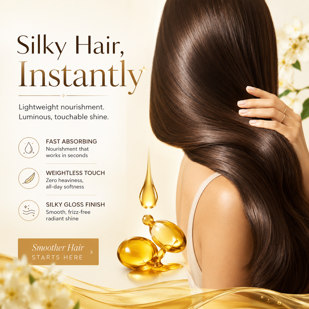 BBOJI Hair Serum Oil Capsules – Smooth, Nourish & Shine