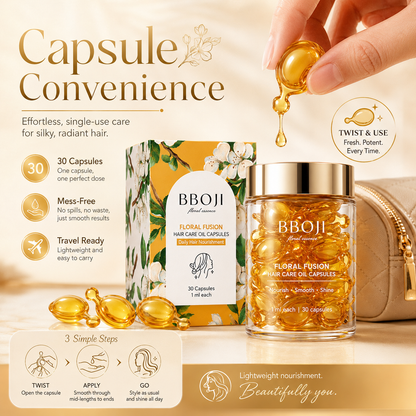 BBOJI Hair Serum Oil Capsules – Smooth, Nourish & Shine