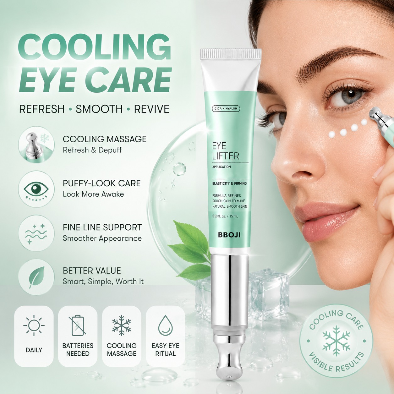 BBOJI Cooling Massage Eye Cream