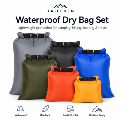 TAILEDEN Ultralight Waterproof Dry Bag – Roll-Top Outdoor Storage Sack