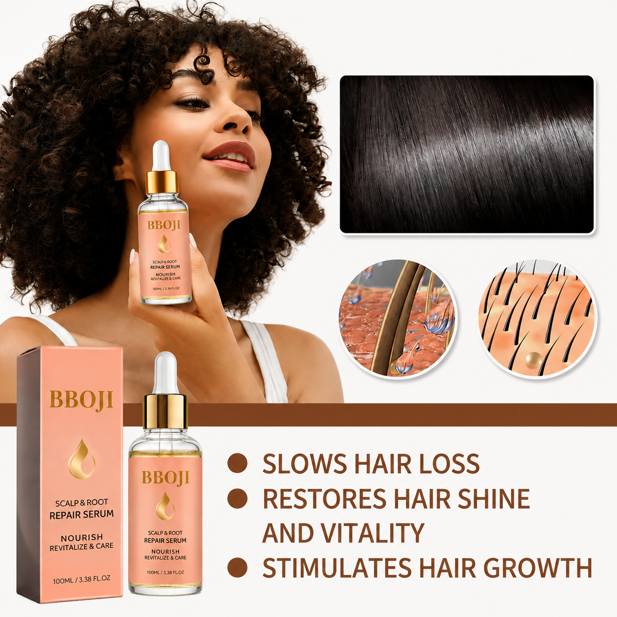 BBOJI Vegan Hair Growth Serum