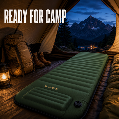TAILEDEN Foot-Pump Inflatable Sleeping Pad for Camping — Outdoor lifestyle