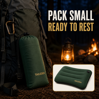 TAILEDEN Inflatable Camping Pillow for Travel and Backpacking — Packability