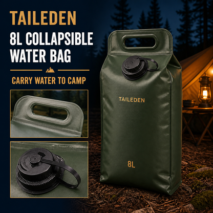 TAILEDEN 8L Collapsible Water Storage Bag for Camping — Core feature