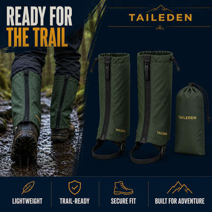 TAILEDEN Lightweight Hiking Gaiters for Wet and Debris-Prone Trails — Outdoor lifestyle