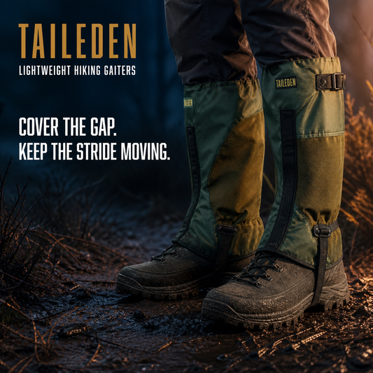 TAILEDEN Lightweight Hiking Gaiters for Wet and Debris-Prone Trails product image