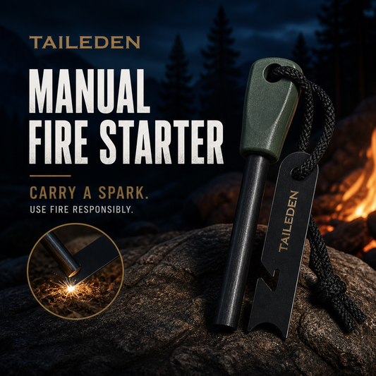 TAILEDEN Magnesium Fire Starter for Camping and Emergency Kits product image