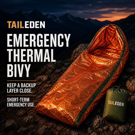 TAILEDEN Pocket Emergency Thermal Bivy for Outdoor Kits product image
